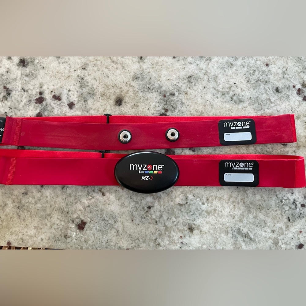 MyZone body bands with charger